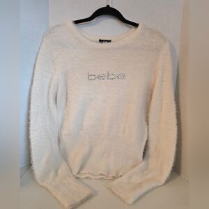 BEBE White Sweater Women's Small -Very Soft